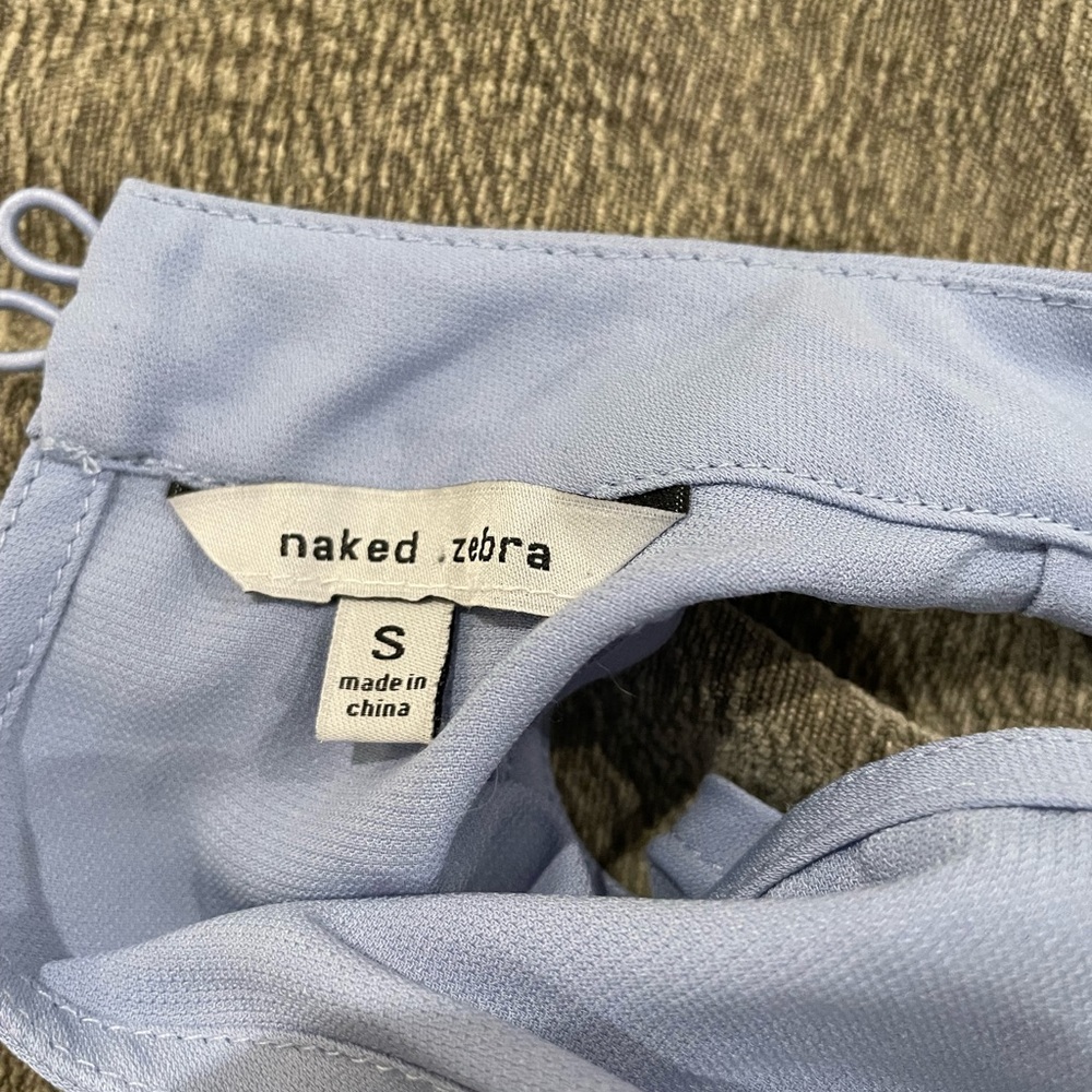 Boutique top, light blue